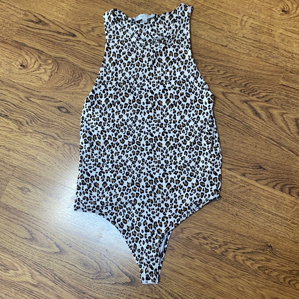 Leopard Print Bodysuit